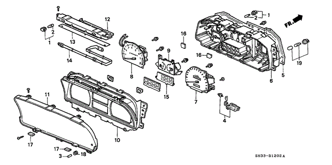 ELECTRICAL / EXHAUST / HEATER / FUEL/METER COMPONENTS (DENSO) for 1989 Honda CIVIC HATCHBACK #1