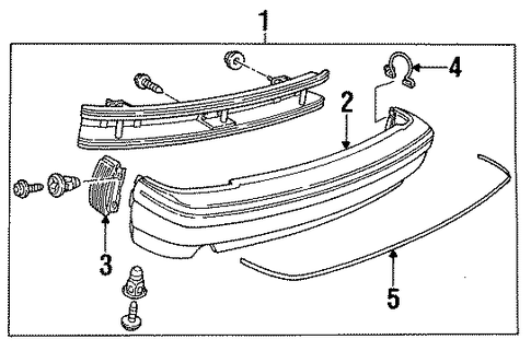 9000 BUMPER & COMPONENTS - REAR
