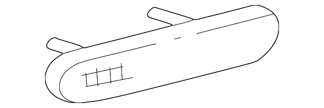 YF4Z-15A449-AA Деталь REFLECTOR, LEFT