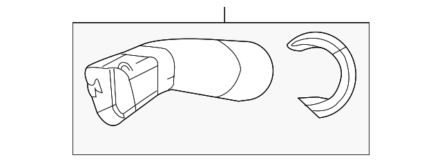25816339 Деталь AIR DUCT, LEFT