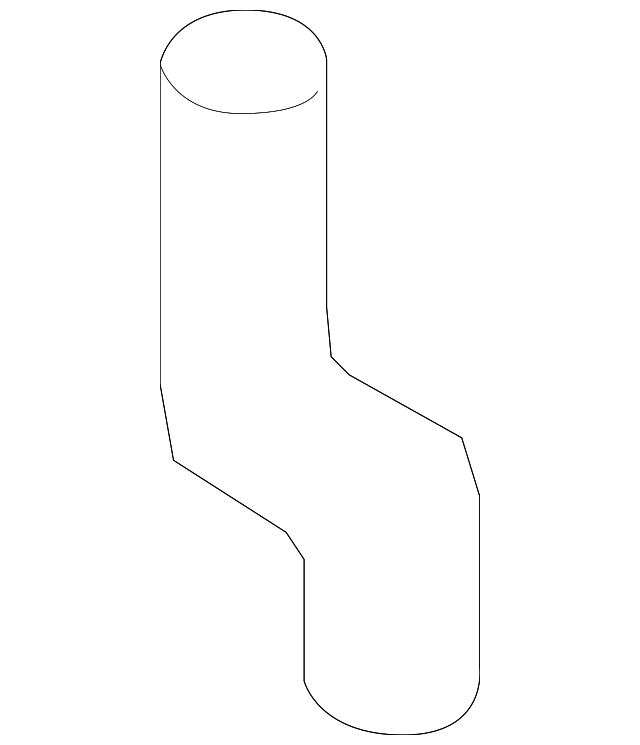 955-110-743-30 Деталь LOWER HOSE, LEFT
