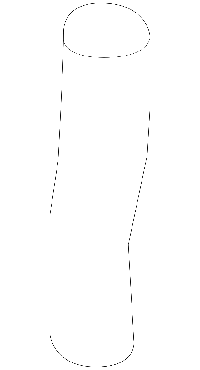955-110-742-00 Деталь LOWER HOSE, RIGHT