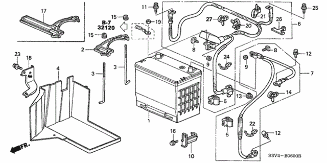 Battery for 2001 Acura MDX #0