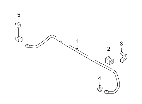 Rear Suspension/Stabilizer Bar & Components for 2010 Ford Edge #2