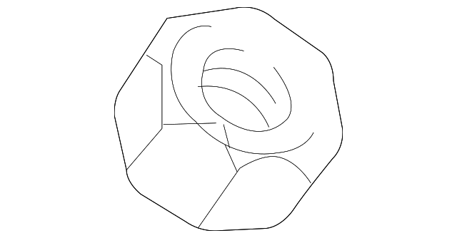 92150134 Деталь WIPER ARM NUT
