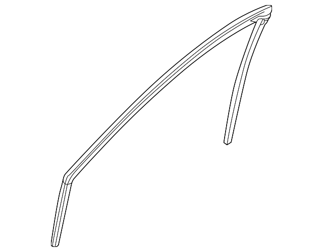 C2S34473 Деталь RUN CHANNEL, LEFT