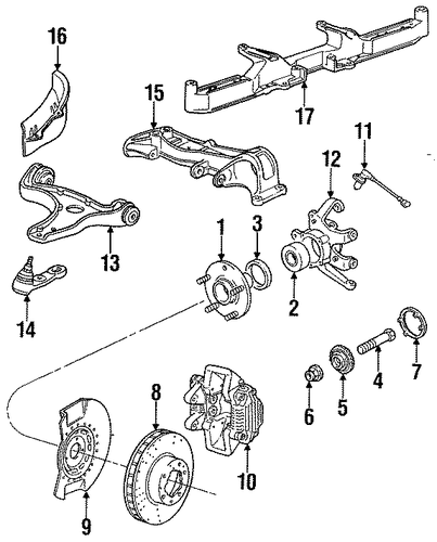 911 SUSPENSION COMPONENTS