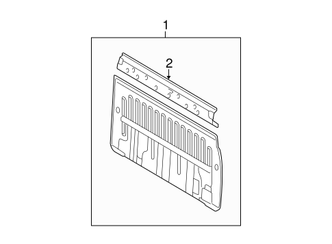 BODY/BACK PANEL for 2009 Toyota Tundra #3