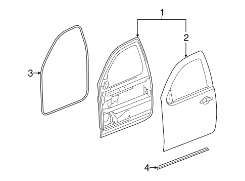 Silverado 2500 HD DOOR & COMPONENTS