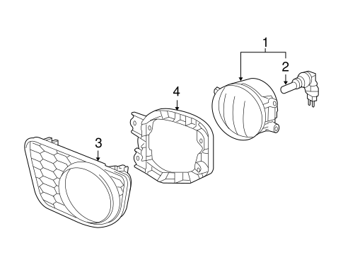 ELECTRICAL/FOG LAMPS for 2006 Scion xA #2