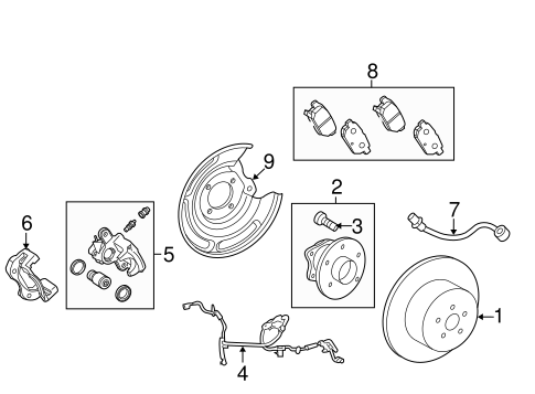 BRAKES/BRAKE COMPONENTS for 2016 Toyota Corolla #1