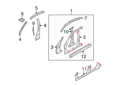 Aperture Panel for 2011 Infiniti G37 #0