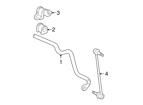 FRONT SUSPENSION/STABILIZER BAR & COMPONENTS for 2003 Toyota Sienna #1