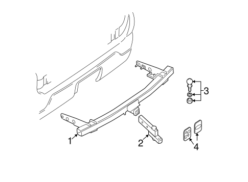Body/Trailer Hitch Components for 2014 Ford Expedition #1
