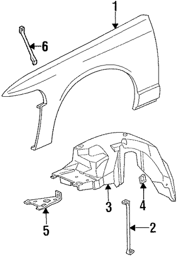 Grand Marquis FENDER & COMPONENTS