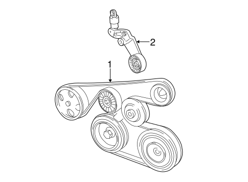 MAINTENANCE & LUBRICATION/BELTS & PULLEYS for 2005 Toyota Corolla #1
