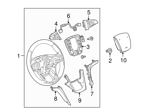 Terrain STEERING WHEEL & TRIM