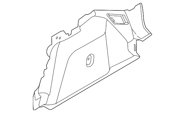 CV6Z-5831148-AA Деталь TRUNK SIDE TRIM, RIGHT