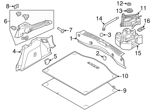 Focus INTERIOR TRIM - REAR BODY