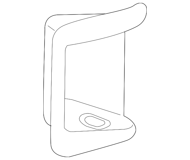 15043506 Деталь HANDLE BEZEL, RIGHT