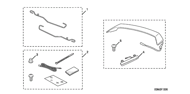 ACCESSORIES/WING SPOILER for 2006 Honda CIVIC SEDAN #1