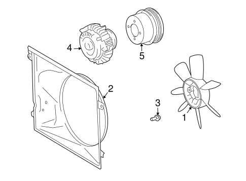 Cooling Fan for 2010 Toyota FJ Cruiser #0