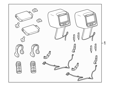Electrical/Entertainment System Components for 2012 Ford Explorer #1