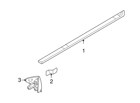 Body/Exterior Trim - Pillars for 2007 Ford Edge #1