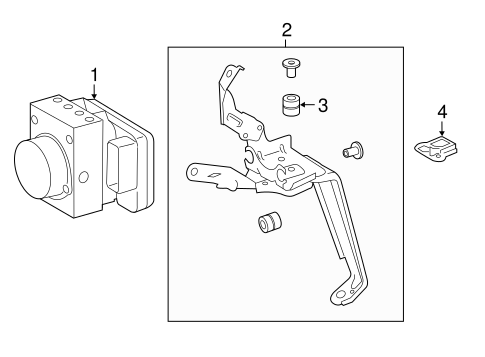 BRAKES/STABILITY CONTROL for 2015 Scion iQ #2