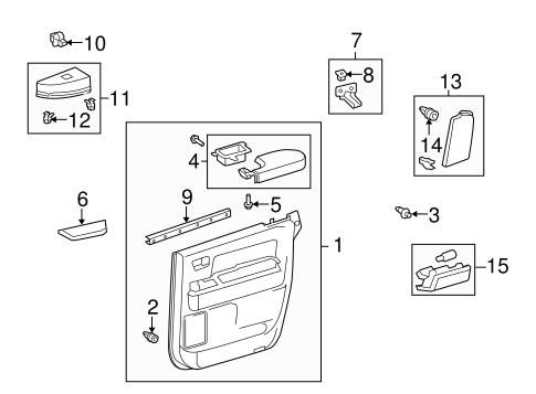 ELECTRICAL/FRONT DOOR for 2010 Toyota Tundra #6