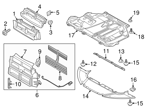 Body/Splash Shields for 2012 Ford Focus #2