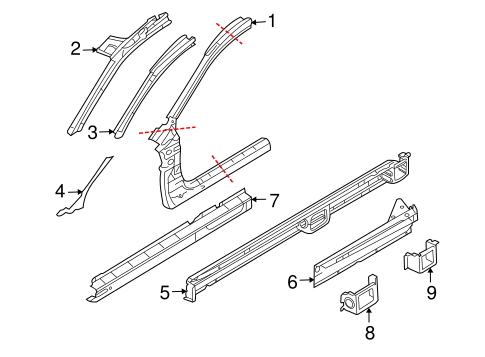 Astra HINGE PILLAR