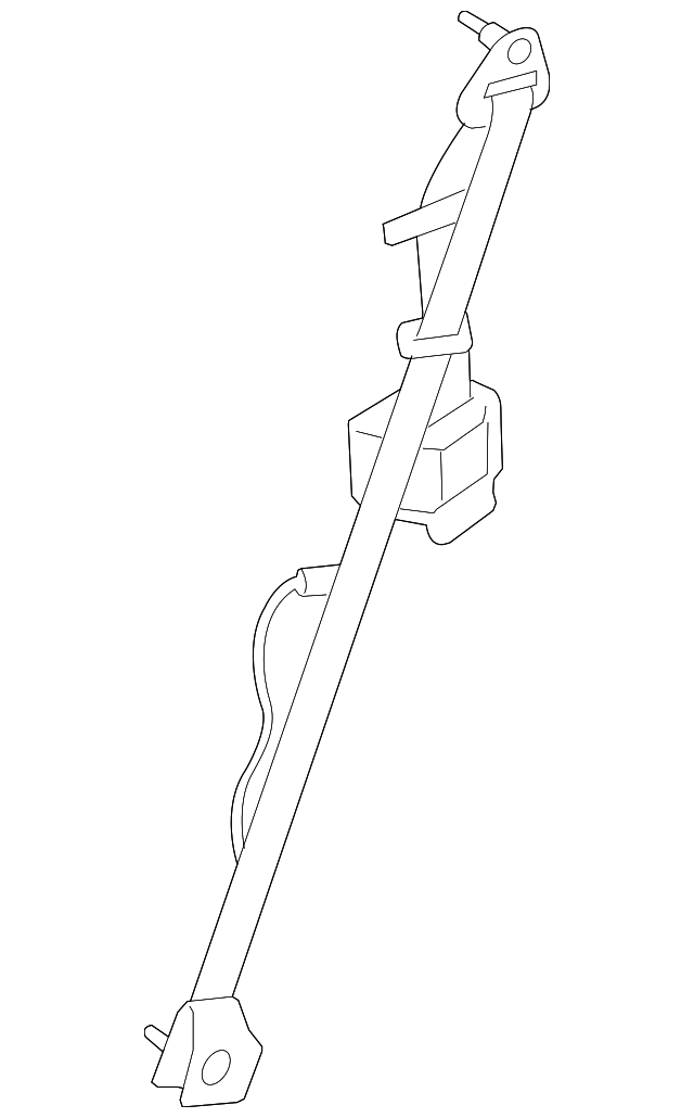 6R3Z-76611B09-AA Деталь RETRACTOR ASSY, LEFT