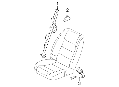 Mustang FRONT SEAT BELTS