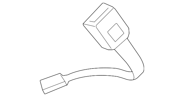 6R3Z-6361202-AA Деталь BUCKLE, RIGHT