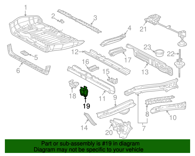 Toyota Sienna Rear Differential Support