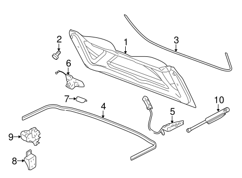 Storage Compartment for 2005 Chevrolet Corvette #0