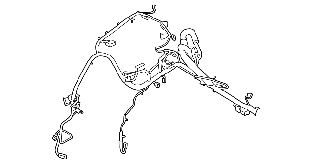 DU5Z-12A581-EA Деталь ENGINE HARNESS