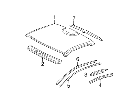 BODY/ROOF & COMPONENTS for 2004 Toyota Tacoma #2
