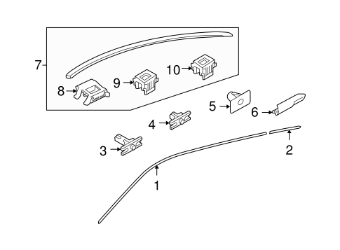 9-3X EXTERIOR TRIM - ROOF