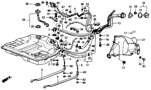 1988 Honda ACCORD COUPE DX SCREW, TAPPING (5X12) - (9390425220) 1988 Honda ACCORD COUPE DX SCREW, TAPPING (5X12) - (9390425220)