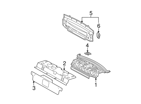 BODY/REAR BODY for 2001 Toyota Avalon #1