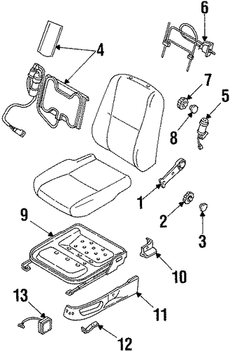 Mystique SEAT COMPONENTS