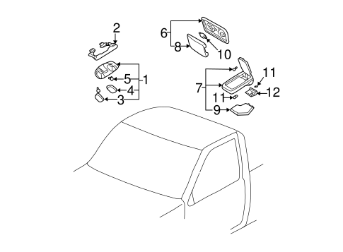 Body/Interior Trim - Cab for 2004 Nissan Frontier #3