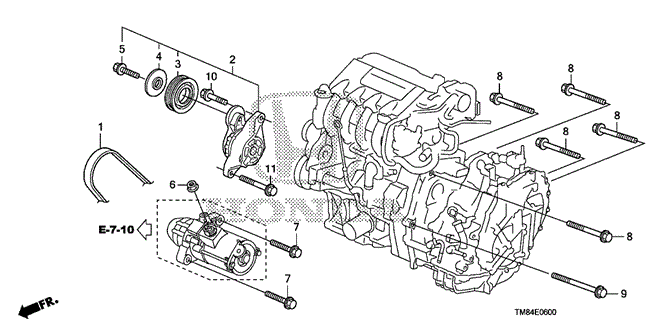 ENGINE/AUTO TENSIONER for 2012 Honda INSIGHT #1