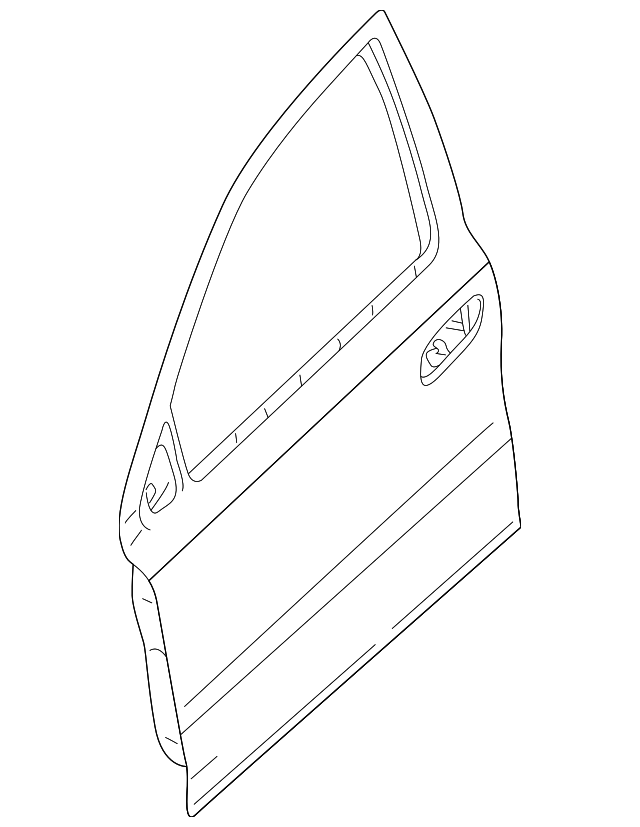 6G1Z-5420124-A Деталь DOOR SHELL, RIGHT