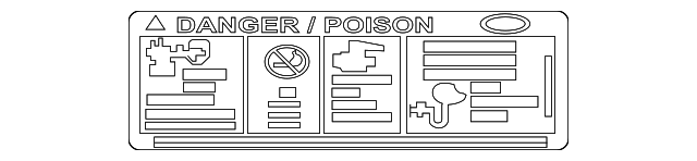 C2C34756 Деталь BATTERY LABEL