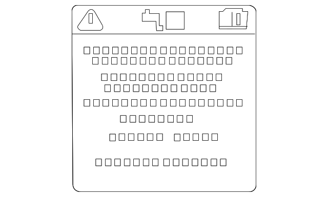 C2C40092 Деталь AIR BAG LABEL