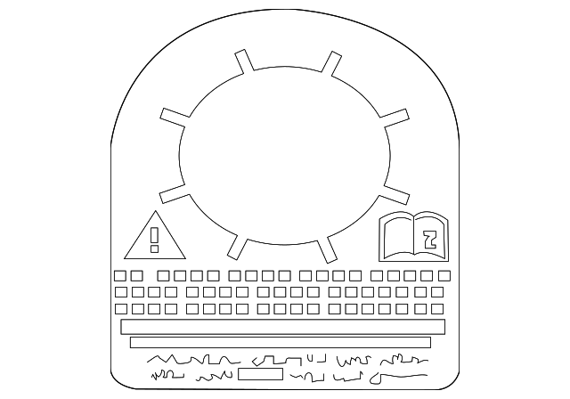 C2D43783 Деталь INFO LABEL