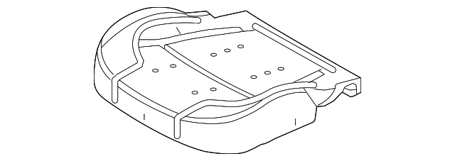 BG1Z-54632A22-A SEAT CUSHION PAD, RIGHT